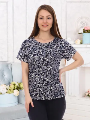 Молли (син) футболка жен. р.42, 100% хлопок
