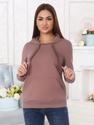 Жанна(кофе) толстовка(джемпер) р.42, 80% хлопок,15% п/э,5% лайкра