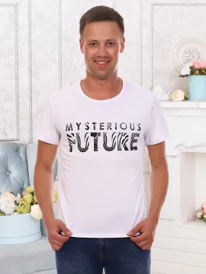 Future(белый) футболка муж. р.62, кулирка с лайкрой (95%хлопок 5%лайкра)