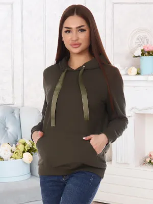 Жанна(хакки) толстовка(джемпер) р.44, 80% хлопок,15% п/э,5% лайкра