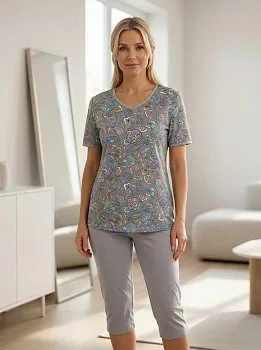 Арина(серый) костюм р.56