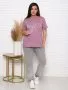 Миледи (лиловый) футболка женская