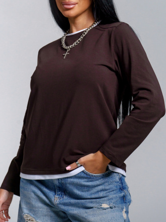 Рига(шоколад) лонгслив