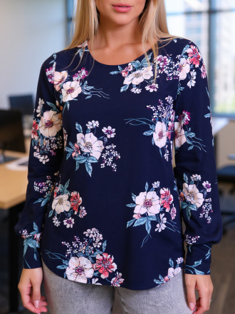 Рапсодия(цветы) блузка