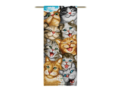 Полотенце ваф. банное 70*150 см диз.Котофей 170г/м2 пакет ТХБ Полотенце ваф. банное 70*150 см диз.Котофей 170г/м2 пакет ТХБ