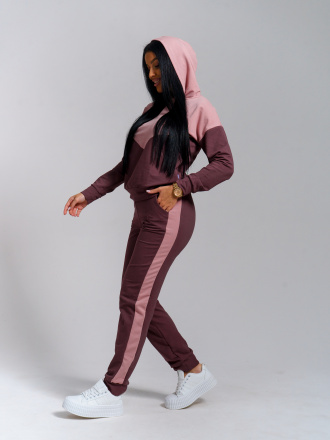 Синди (пудра) костюм с капюшоном