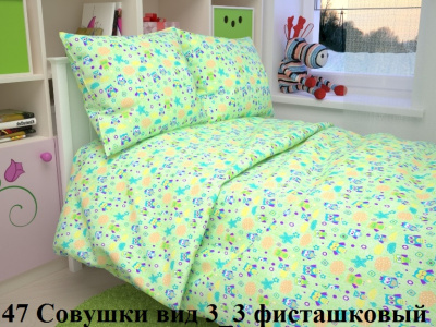 Совушка КПБ бязь 110*140 Совушка КПБ бязь 110*140