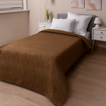 JB-098 т.коричневый покрывало