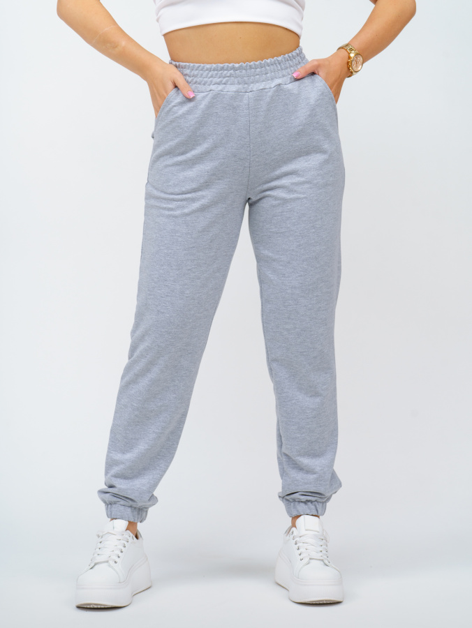 Акцент(светло-серый меланж) брюки