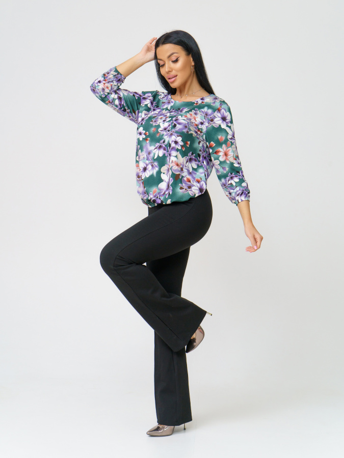 Фиалка(голубой) блузка