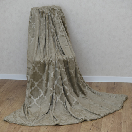 Дубай(беж) плед велсофт