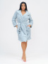 Ежик(голубой) халат