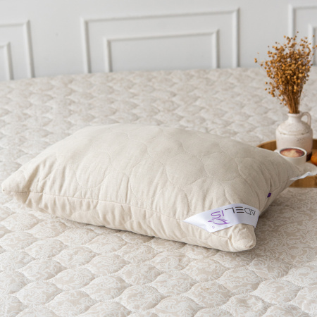 Подушка "Лен" на молнии Подушка "Лен" на молнии