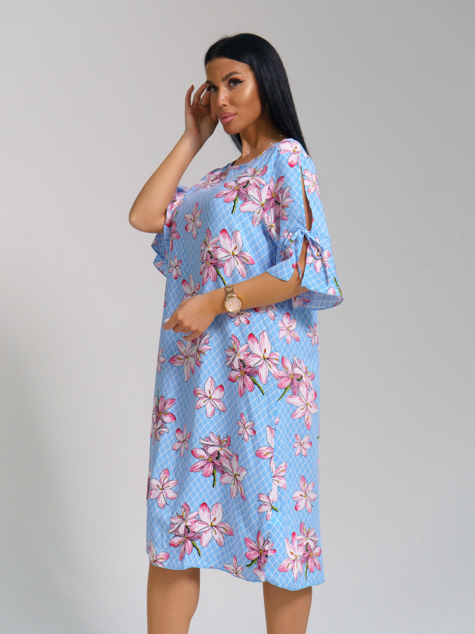 Лилия(голубой) платье