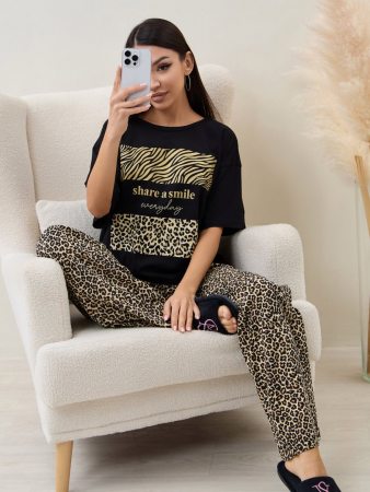 Леопард(черный) комплект