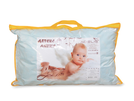 Подушка "Лебяжий пух" тик на молнии