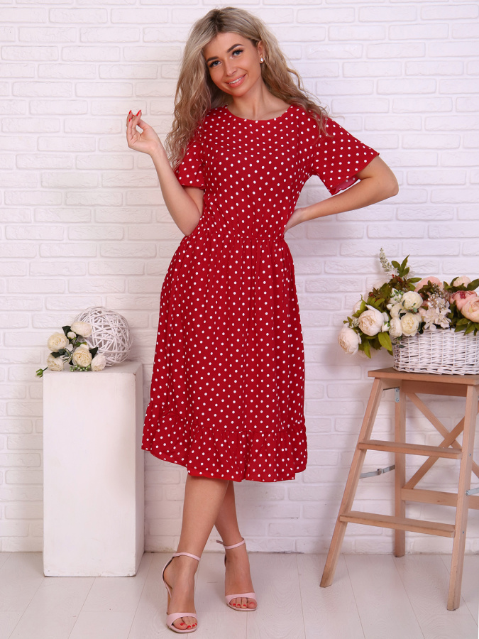 Кармен(горох) платье