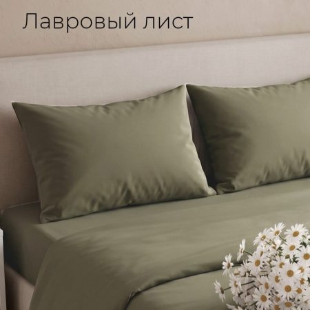 Простыня ЕВРО поплин однотонный