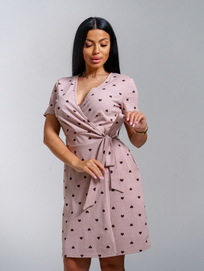 Рози(шоколад) халат