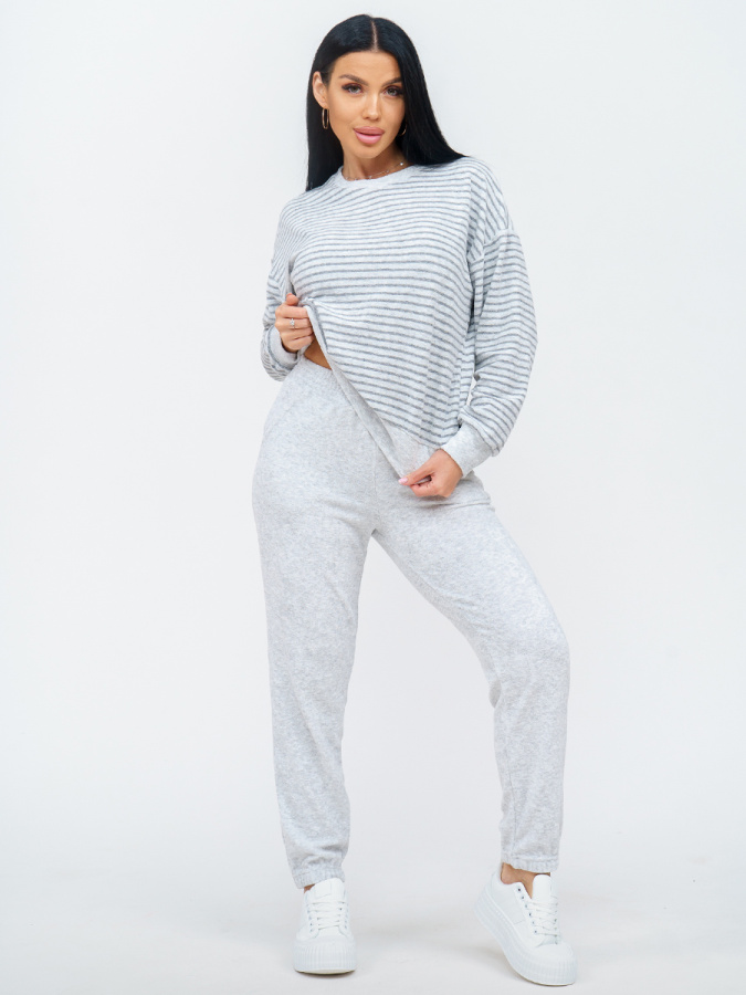 Вита(серый меланж) костюм