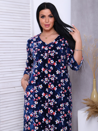 Азалия(индиго) халат