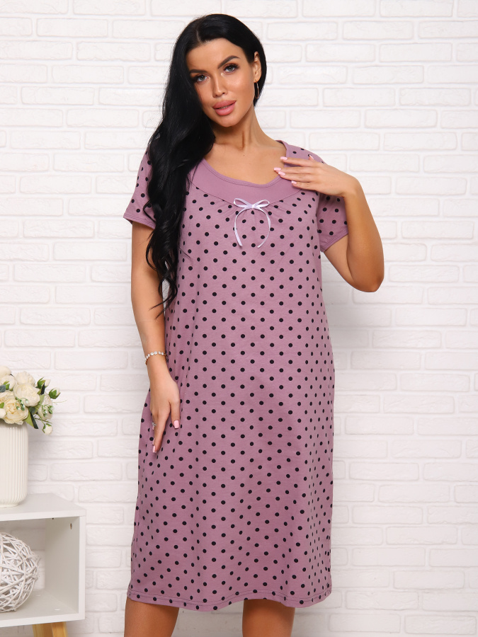 Катя(горох лиловый) сорочка ночная