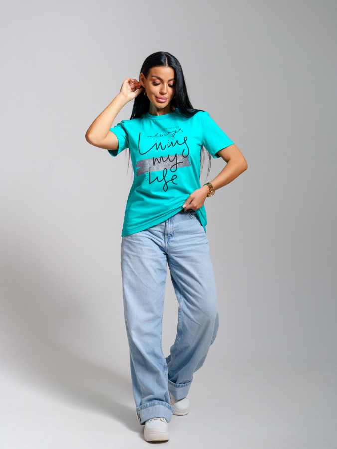 Элиза(ментол) футболка женская