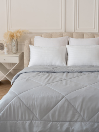 Одеяло "Лебяжий пух" всесезон. м/ф (серый)