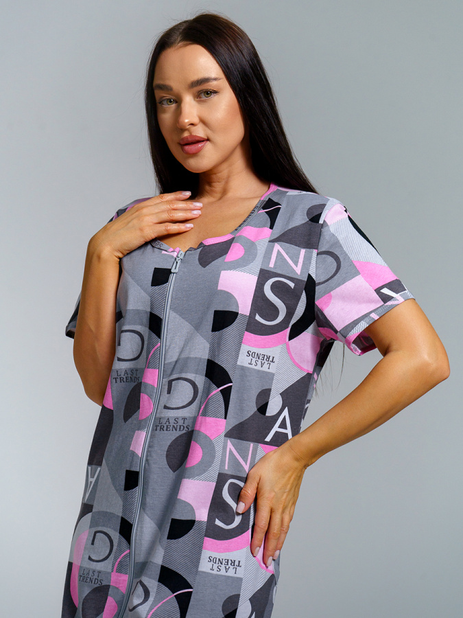 Грация(серый) халат