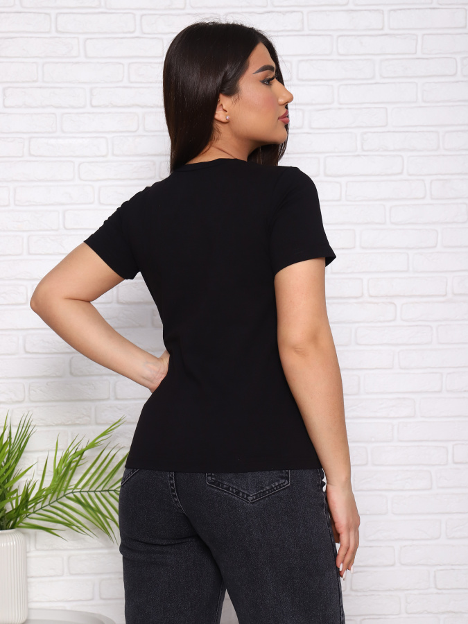 Миледи(чёрный) футболка женская