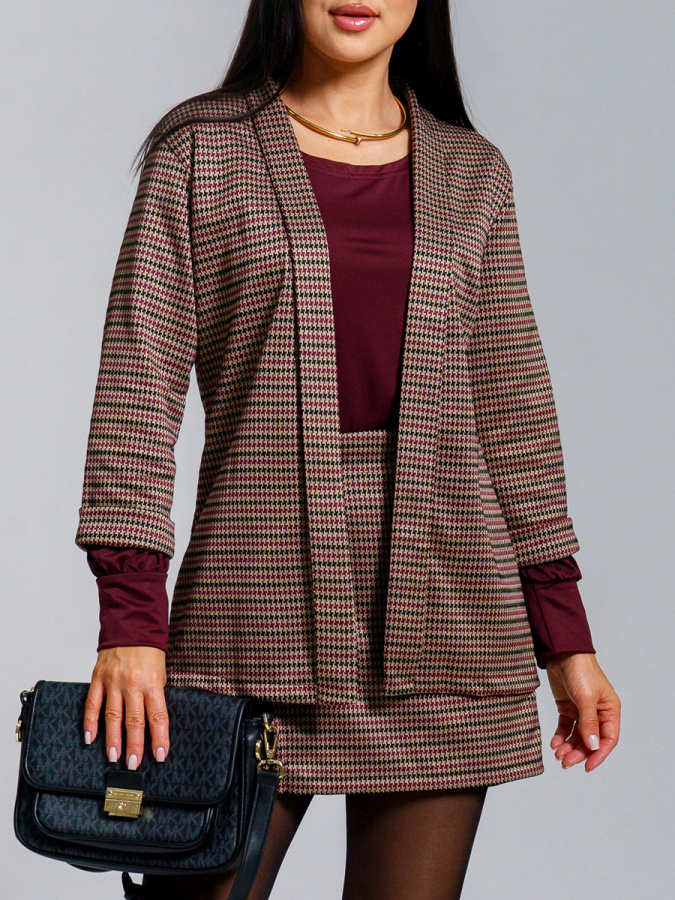 Беатрис (бордо) Жакет Беатрис (бордо) Жакет