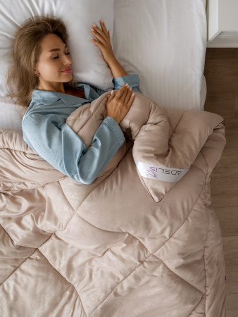 Одеяло "Волшебный сон" верблюжья шерсть микрофибра