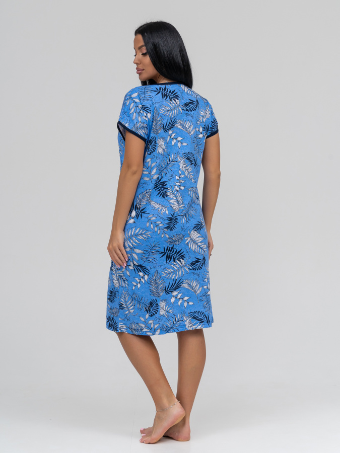 Ажур(голубой) халат