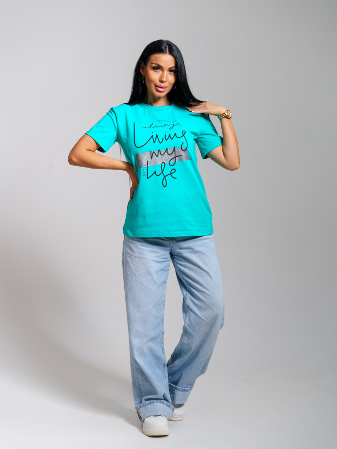 Элиза(ментол) футболка женская