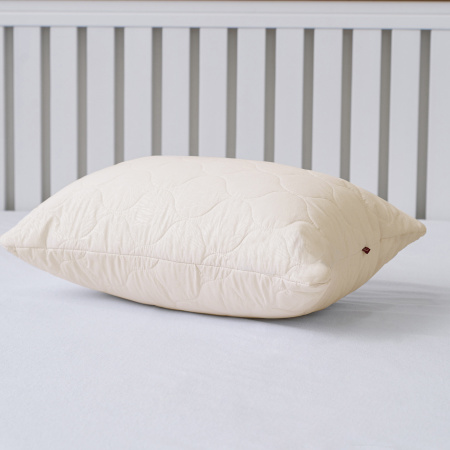 Подушка стеганая файбер м/ф (беж)