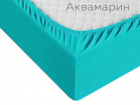 Простыня трикотажная на резинке 160х200х20