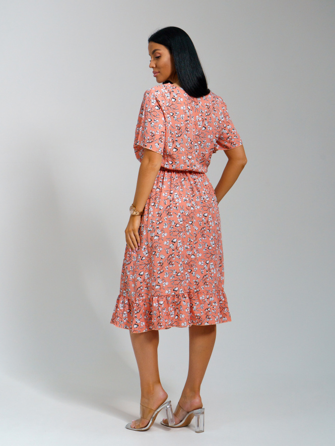 Кармен(коралл) платье