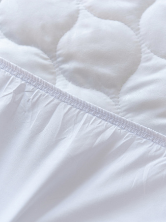 Наматрасник синтепон на рез. борт 30(бел) м/ф