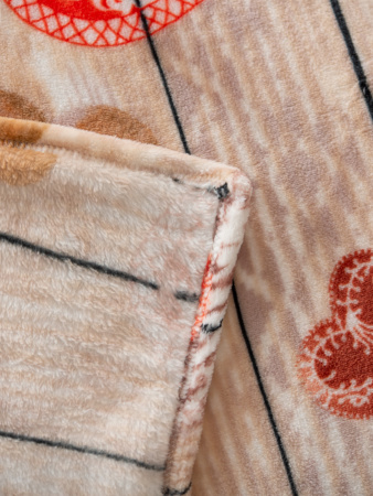 Сердцеедка плед велсофт