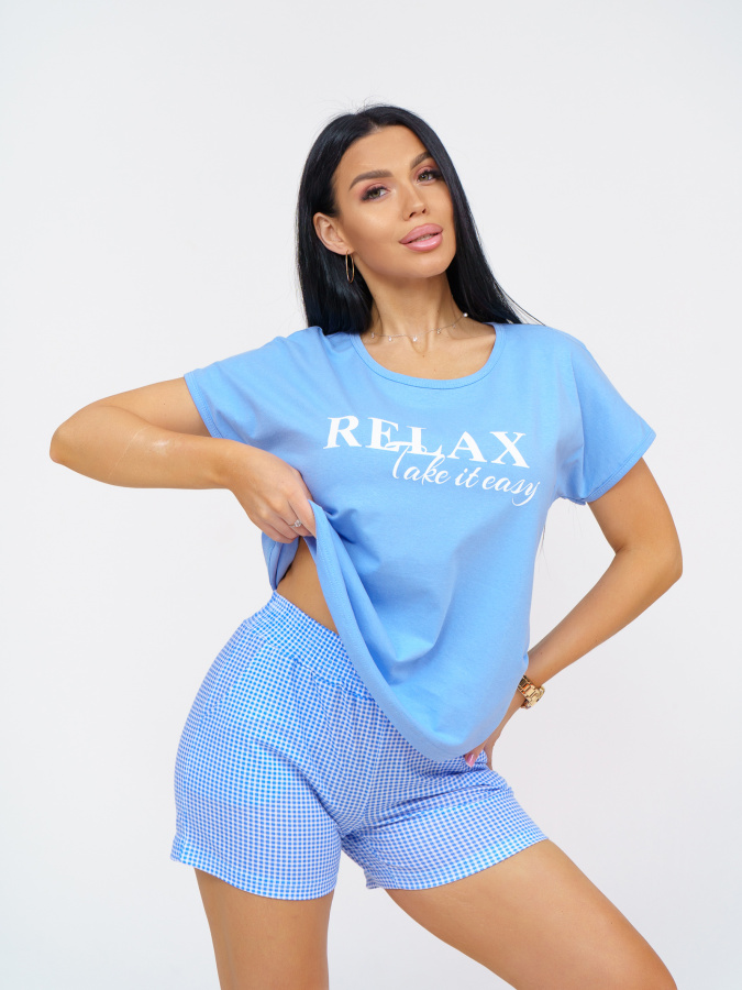 Клер(голубой) пижама