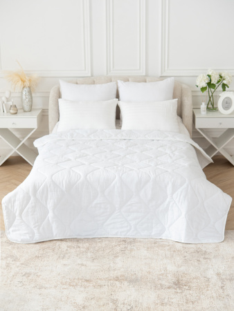 Одеяло "Файбер" всесезоное п/э (бел)