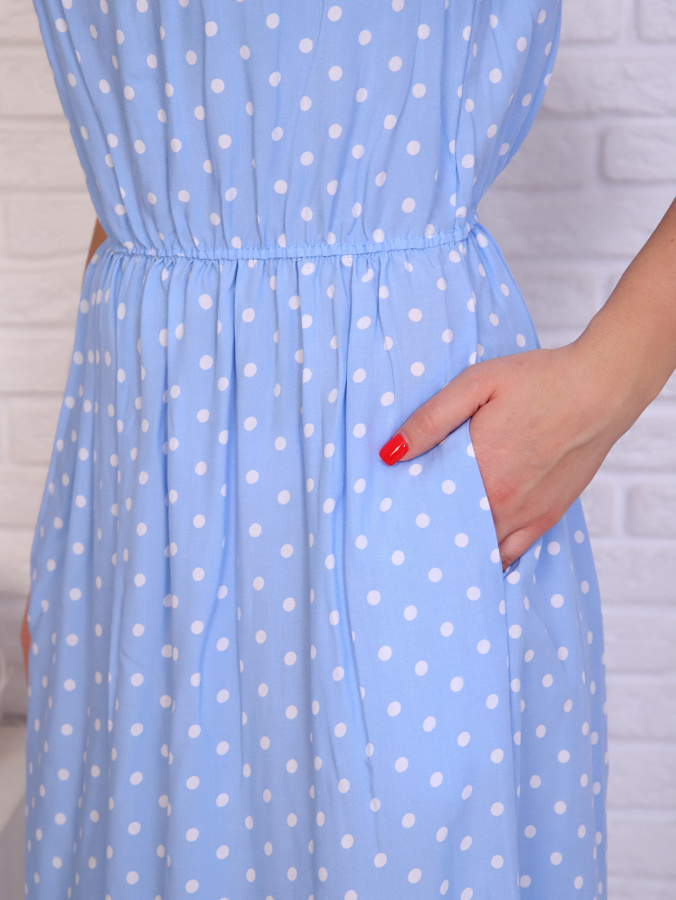 Ассоль(горошек) платье