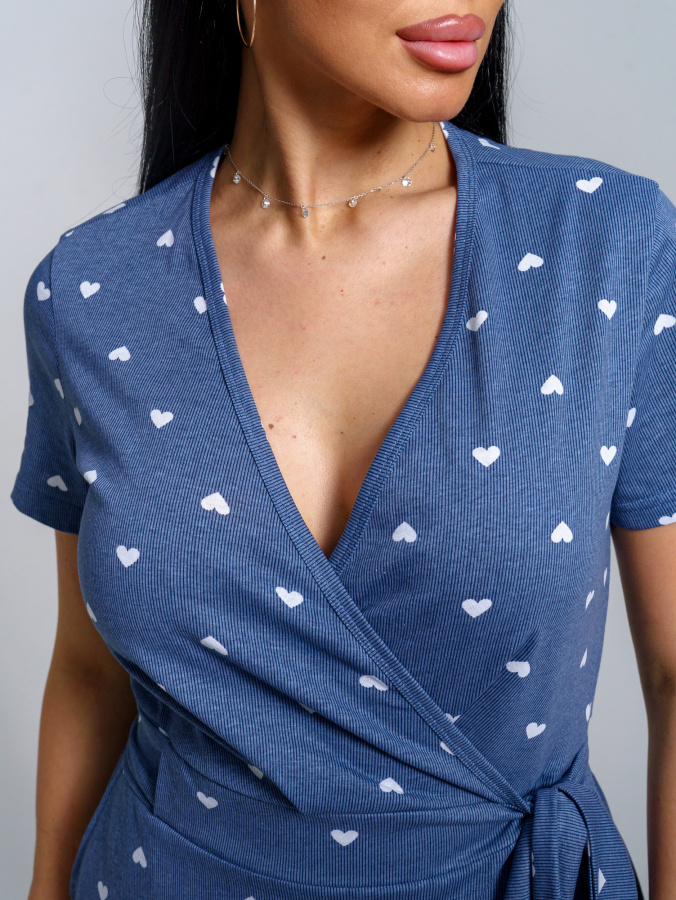 Рози(джинс) халат