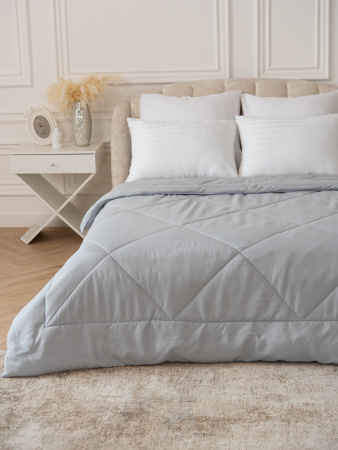 Одеяло "Лебяжий пух" всесезон. м/ф (серый)