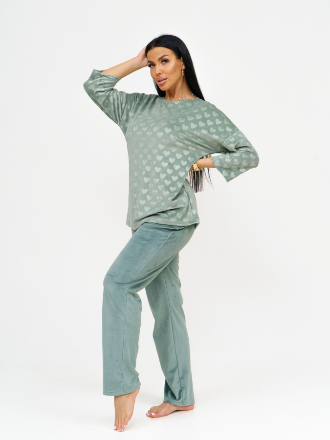 Комильфо(олива) костюм