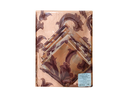 Карамель Скатерть 140*140+салфетка 30*30(6шт) трикот