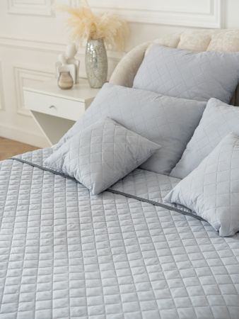 Одеяло-покрывало микрофибра(серая) у/степ (150г/м2)