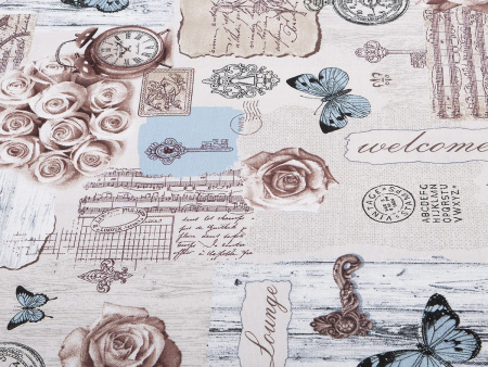 Скатерть "Либретто" рогожка