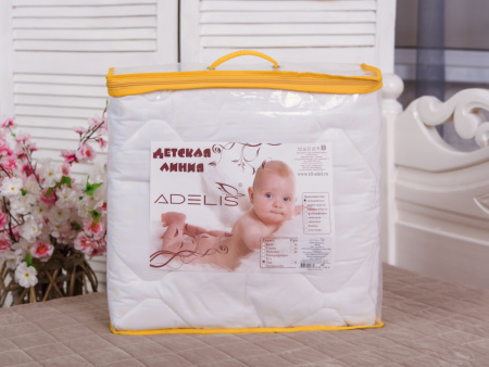 Одеяло "Лебяжий пух" всесезонное тик детское