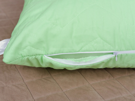 Подушка "Бамбук" микрофибра (зел) Подушка "Бамбук" микрофибра (зел)